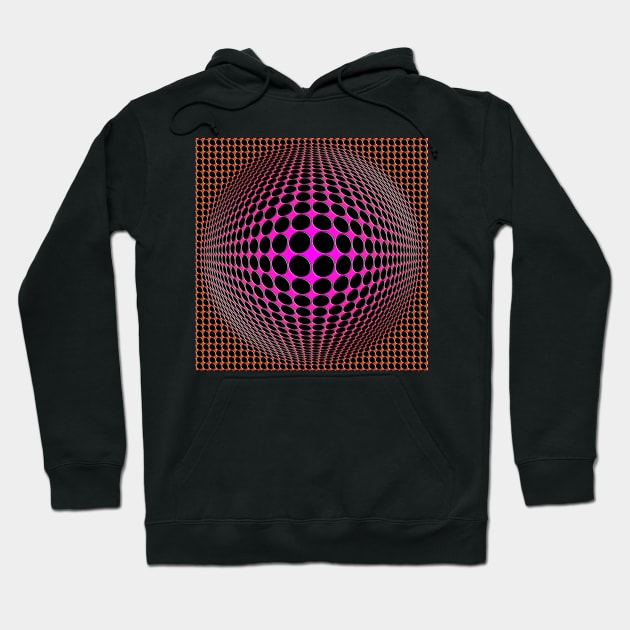 Homage to Vasarely 1 Hoodie by MichaelaGrove